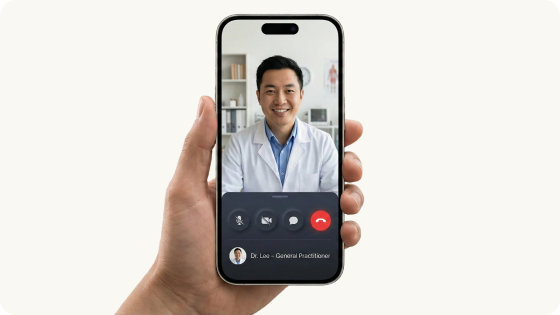 Online clinician consultation